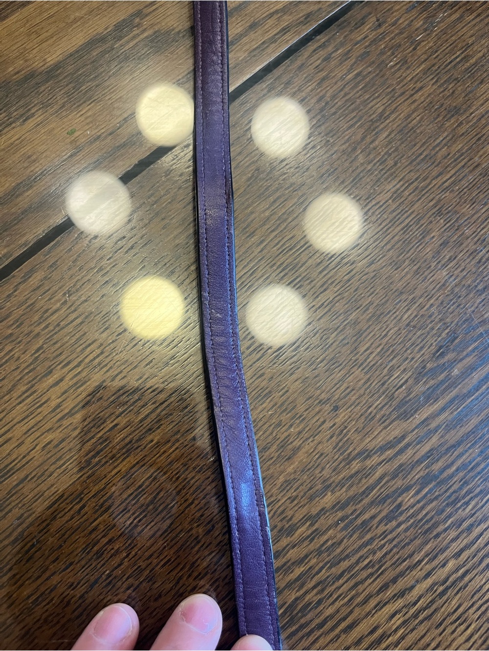 COACH Leather Crossbody/Shoulder Purse Strap in Plum - Picture 11 of 14